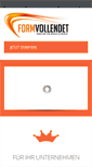 Mobile Screenshot of formvollendet.net